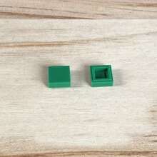 200PCS 1x1 Bricks Flat Tile Smooth 1*1 Building Blocks DIY Educational Creative Parts Toy For Kids Compatible 3070 - Multicolor - View 21