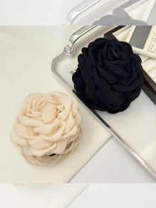 法式浪漫3D玫瑰花发爪夹，优雅发饰，可定制情人节图案，是情人节的理想礼物。这款发爪夹可用作发夹、发卡、发饰、发饰抓夹，适合上学、大学、秋冬季节佩戴，也是度假装扮和情人节礼物的完美之选。 - 彩色 - 查看 2