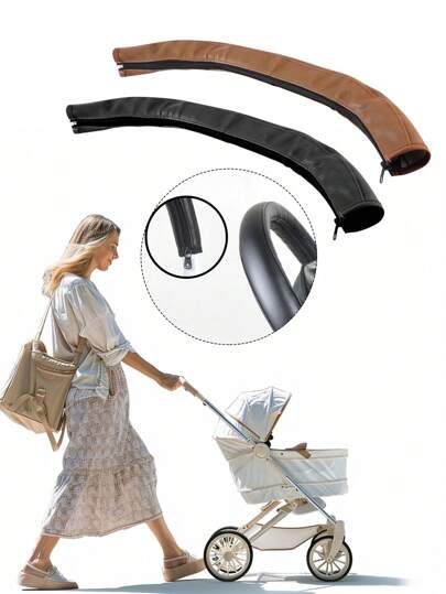 2 pezzi Accessori per passeggino, Coprimaniglie per passeggino, adatti per protezione maniglia passeggino, protezione bracciolo sedia a rotelle