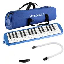 32 Keys Melodica Piano Keyboard Style Harmonica Mouth Organ With Carrying Bag Mouthpiece  Keyboard Instruments - Multicolor - View 10