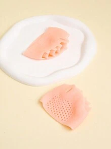 2入組蜂巢透氣矽膠足趾保護套，男女通用，尺寸適中，柔軟舒適，粉色