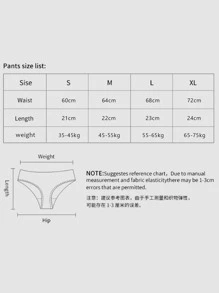 5pcs Sexy Women's Panties Seamless Panties Ice Silk Ultra-Thin Briefs Low Waist Traceless Lingerie Solid Color Panties Intimates Underwear