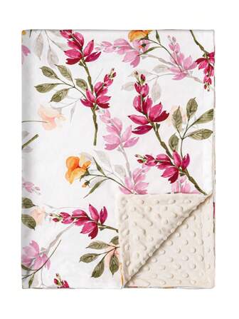 GLLQUEN BABY 婴儿毯，超柔软舒适毯，新生儿 Minky 婴儿毯，婴儿车沐浴礼品