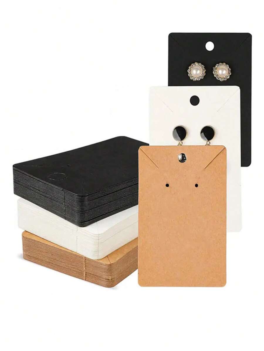 10/50/100pcs Earring & Necklace Display Card For Jewelry Packaging