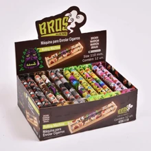 1Pc 78 Or 110 Mm Fashion Pattern Printing Manual Rolling Machine, Herb Cone Maker, Smoking Accessories, Gifts For Smokers.