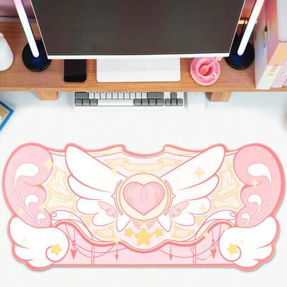 GeekShare แผ่นรองเมาส์ รูปแบบการ์ตูนแนวแฟชั่นเรื่องปีกดาว