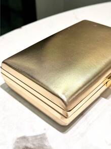 Clutch Evening Bag,Bridal Party Dinner Bag,Golden Glitter Evening Bag,Small Handbag Suitable For Parties,Dances,Weddings And Formal Occasions,Fashionable And Elegant Lady Metal Chain Shoulder BagTready Bride Bag, Perfect For Party,Wedding, Prom,Dinner/Banquet, Matching With Wedding Dress, Formal Dresses, Prom Dress, Birthday Dress, Party Dress