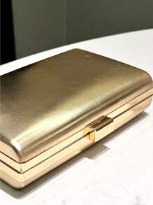 Clutch Evening Bag,Bridal Party Dinner Bag,Golden Glitter Evening Bag,Small Handbag Suitable For Parties,Dances,Weddings And Formal Occasions,Fashionable And Elegant Lady Metal Chain Shoulder BagTready Bride Bag, Perfect For Party,Wedding, Prom,Dinner/Banquet, Matching With Wedding Dress, Formal Dresses, Prom Dress, Birthday Dress, Party Dress