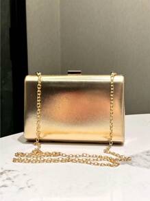 Clutch Evening Bag,Bridal Party Dinner Bag,Golden Glitter Evening Bag,Small Handbag Suitable For Parties,Dances,Weddings And Formal Occasions,Fashionable And Elegant Lady Metal Chain Shoulder BagTready Bride Bag, Perfect For Party,Wedding, Prom,Dinner/Banquet, Matching With Wedding Dress, Formal Dresses, Prom Dress, Birthday Dress, Party Dress