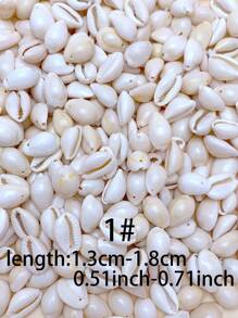 30/60/120pcs Creative Fashionable DIY Natural Shell Pendant (With Hole) Set, Including Various Types Of Shell & Conch Pendant For Making Bracelets, Necklaces, Beaded Jewelry, Beach Vacation Style Accessories