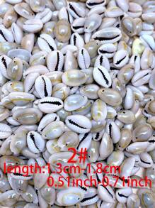 30/60/120pcs Creative Fashionable DIY Natural Shell Pendant (With Hole) Set, Including Various Types Of Shell & Conch Pendant For Making Bracelets, Necklaces, Beaded Jewelry, Beach Vacation Style Accessories