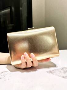 Clutch Evening Bag,Bridal Party Dinner Bag,Golden Glitter Evening Bag,Small Handbag Suitable For Parties,Dances,Weddings And Formal Occasions,Fashionable And Elegant Lady Metal Chain Shoulder BagTready Bride Bag, Perfect For Party,Wedding, Prom,Dinner/Banquet, Matching With Wedding Dress, Formal Dresses, Prom Dress, Birthday Dress, Party Dress