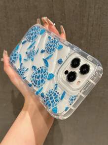 Turtle Pattern TPU Soft Silicone Phone Case, Compatible With IPhone 11/12/13/14/12 Pro Max/14 Pro/15/X/XR/7/8Plus