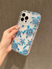 Turtle Pattern TPU Soft Silicone Phone Case, Compatible With IPhone 11/12/13/14/12 Pro Max/14 Pro/15/X/XR/7/8Plus