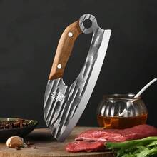 Effortless Chopping Knife For Household And Chef, Kitchen Slicing Knife For Cutting Meat, Noodles, Super Fast And Sharp TT9195 - Light Yellow - View 5
