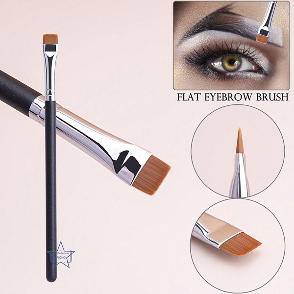 1 pincel plano corrector, delgado y preciso, perfecto para aplicar base y corrector, herramienta de maquillaje,pinceles de maquillaje brochas para maquillaje cepillo maquillaje pincel maquillaje pinceles para maquillaje brochas maquillaje pinceles maquillaje cepillo maquillaje