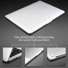 水晶透明保护壳适用于 Macbook，薄型，适用于 MacBook Air 13.3/13.6 A2681/15/11.6 Pro 13.3/14.2 A2442 A2779/16/15.4/16.2 英寸 - 無色 - 查看 2