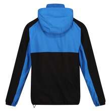 Regatta Mens Anorak Vintage Overhead Soft Shell Jacket (Black/Strong Blue) - Black/Strong Blue - View 2