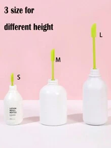 3 piezas Espátula de silicona para maquillaje, herramienta para líquido de base
