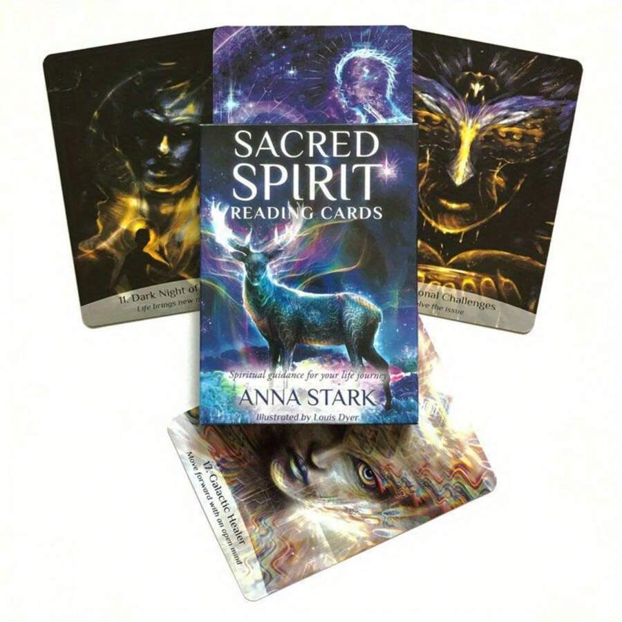 Sacred Spirit Reading Energy Cards | 36-Cards Deck | Size 4.1 X 2.9, Suitable For Beginners  Cards, Family Gathering, Table Game, Playing Cards, Game Gift. - Sacred Spirit Reading Enery Cards - View 1