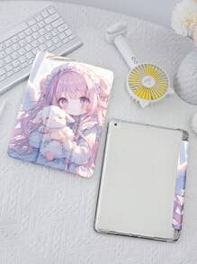 Erdbeerschaf Hülle kompatibel mit iPad New iPad Air4/5 10,9 Zoll, kompatibel mit Tabletthülle, mit Stifthalter, unterstützt automatisches Schlaf-/Aufwach-Lid