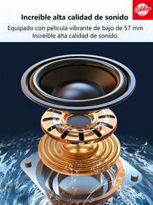 DM-Y11,Bocinas de bluetooth Grandes,estereo para casa,decoración de cuarto LED color lámpara,alta potencia altavoz set,3 bocina,con mando a distancia,canal 3.1,Sonido 3D,inteligente bocina bluetooth Altavoces estéreo con estilo, 38Hz, AC110V, USB, SD, Radio FM, BT, AUX, altavoces con cable, sistema de sonido, música en miniatura, festivales de música, fiesta bocina,para ver películas, karaoke,escuchar canciones, ver partidos de fútbol - Negro - Ver 9