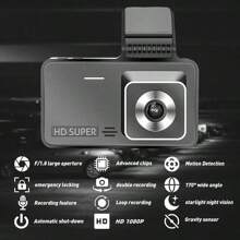 Cámara frontal y trasera Dash Cam CAR DVR, grabadora de video para el automóvil, caja negra FULL HD 1080P, grabador de conductor con visión nocturna - tarjeta de memoria 32G - Ver 2