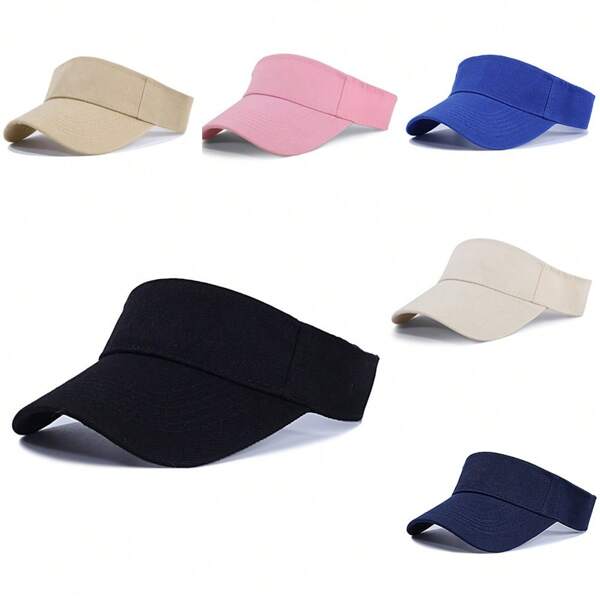 1 pieza Gorra de béisbol en unicolor, gorra de sol unisex para deportes de verano, correr al aire libre con protección UV