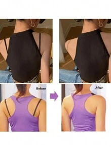 Set de 12 cierres invisibles para sujetador con formas de mariposa, corazón y flor de ciruelo, solución perfecta para correas de sujetador que se resbalan, cuidado del Body para viajes, deportes, al aire libre, cinturones de enfriamiento para el verano, playa y viajes