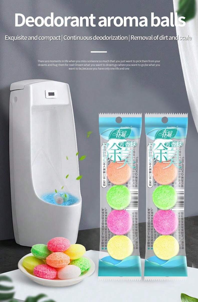 Deodorant Aromatherapy Ball, Air Freshener Ball For Toilet, With Mesh