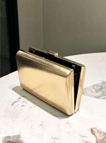 Clutch Evening Bag,Bridal Party Dinner Bag,Golden Glitter Evening Bag,Small Handbag Suitable For Parties,Dances,Weddings And Formal Occasions,Fashionable And Elegant Lady Metal Chain Shoulder BagTready Bride Bag, Perfect For Party,Wedding, Prom,Dinner/Banquet, Matching With Wedding Dress, Formal Dresses, Prom Dress, Birthday Dress, Party Dress