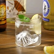 1pc,A Highly Attractive Guanshan Glass With A Grand Atmosphere, Making Your Life Full Of Emotions. A Cup Suitable For Gatherings, Bars, And Family Gatherings, Can Be Used For Red "Back To School""School Supplies""The Spring Festival""Valentine's Day"