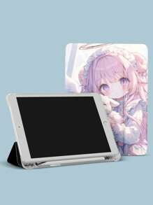 Erdbeerschaf Hülle kompatibel mit iPad New iPad Air4/5 10,9 Zoll, kompatibel mit Tabletthülle, mit Stifthalter, unterstützt automatisches Schlaf-/Aufwach-Lid