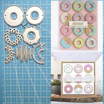 1 件金属模切模具，适用于剪贴簿、饼干烘焙、纸卡和工艺品