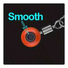 50pcs Fishing Space Bean Connector Type B Swivel Ring Fishing Rod Belly Float Seat Connector Accessories