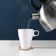 10 PCS Sublimation Blank Car Coasters, 2.75 In Circular Opening For Thermal Sublimation DIY Crafts,Car Coasters. - White - View 7