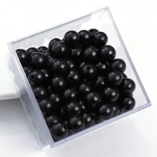 Cuentas de madera de 8mm de color café, cuentas sueltas adecuadas para hacer joyas DIY como pulseras, collares, aretes, cadenas de teléfonos móviles, rosarios, etc. -9 estilos para elegir