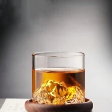 1pc,A Highly Attractive Guanshan Glass With A Grand Atmosphere, Making Your Life Full Of Emotions. A Cup Suitable For Gatherings, Bars, And Family Gatherings, Can Be Used For Red "Back To School""School Supplies""The Spring Festival""Valentine's Day"