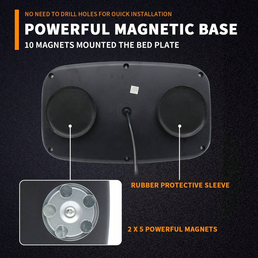 COB LED Roof Top Warning Strobe Light With Base Mini Beacon