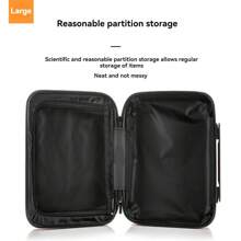 1pc Portable Cosmetic Bag, Women's Travel Toiletry Bag With Handle, Multifunctional Cosmetic Bag Makeup Bag Women's Large Capacity Zipper, Portable Fashion Travel Toiletries, Makeup Brush, High-Value Storage Bag, Travel Can Be Fixed Trolley Case, Swimming Trip, Picnic Waterproof