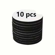 10 PCS Sublimation Blank Car Coasters, 2.75 In Circular Opening For Thermal Sublimation DIY Crafts,Car Coasters. - White - View 9