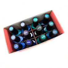 GAMA MUSSA 12 PIEZAS DE 10 ml c/u ESMALTE GEL SEMIPERMANENTE UV GEL POLISH PARA UÑAS MANOS MANICURA 12 FRASCOS MIXTOS ESMALTE MUSSA - A ELEGIR - Agua verde azul - Ver 3