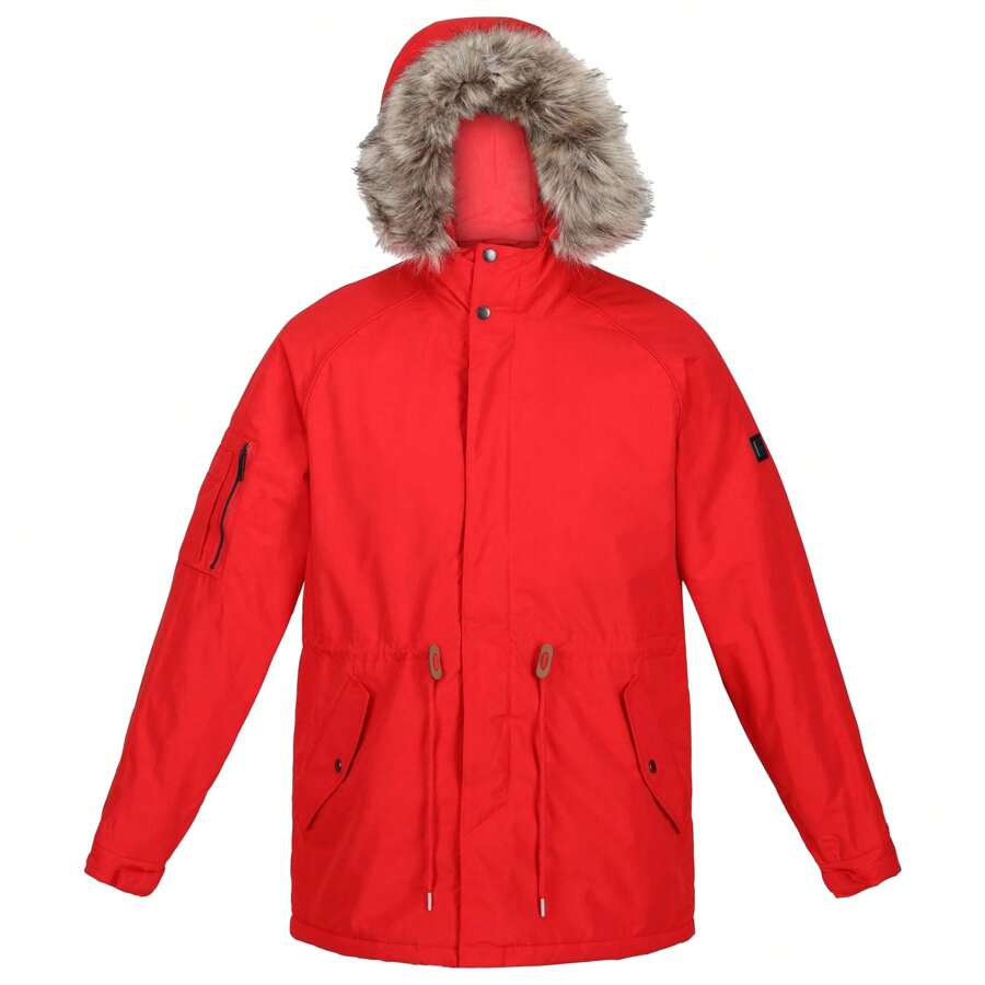 Regatta Mens Salinger III Parka (N/A) - Red - View 1