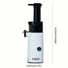 Nuevo extractor de jugo para el hogar de 110V que separa la pulpa del jugo con un gran vaso fácil de limpiar, puede hacer varias bebidas de jugo de verduras (kale, rábano, apio y frutas), con un excelente efecto de mezcla, bebidas para hacer en casa manteniendo talla grande nutrientes. Un producto indispensable para la familia, adecuado para la cocina, sala de estar, etc. - Tipo de Enchufe A USA (110-127V) - Ver 9