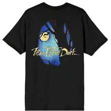 Iron Maiden | Official Band T-Shirt | Fear Of The Dark Oval Eddie Moon (Back Print) - 48-Hour Fast Shipping!  - Black - View 2