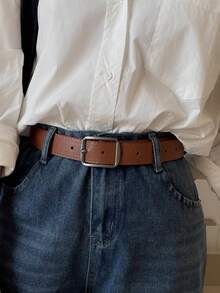 女性皮帶，多功能簡約韓式街頭休閒褲帶 - 腰帶 寬度3.2CM - 查看 5