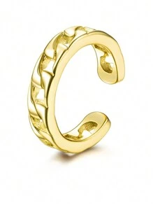 Aretes de oreja para mujeres sin perforaciones, pendientes de aro dorados enchapados en oro para orejas no perforadas, pendientes de cartucho con clip, pendientes falsos sin peso