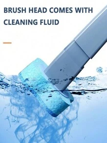 FoBianJie Blue Ocean Easy-Attach Disposable Toilet Cleaning Refills -Effortless Bowl, Sponge Heads, EssentialBathroom Brush Replacements For Home & School - Blue Ocean Replacement Head - View 6