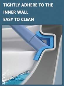 FoBianJie Blue Ocean Easy-Attach Disposable Toilet Cleaning Refills -Effortless Bowl, Sponge Heads, EssentialBathroom Brush Replacements For Home & School - Blue Ocean Replacement Head - View 7