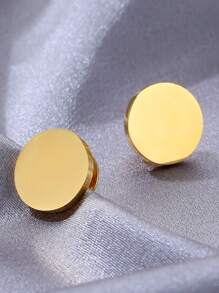 1入個性化不鏽鋼名字刻字胸針徽章，男女均可定製